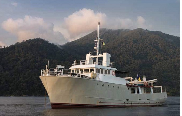 26 meter Expedition Vessel, 6 cabins for 12 guests plus 3 cabins for 6 crew. Range 4000 NM, price: € 750,000, all serious offers considered.